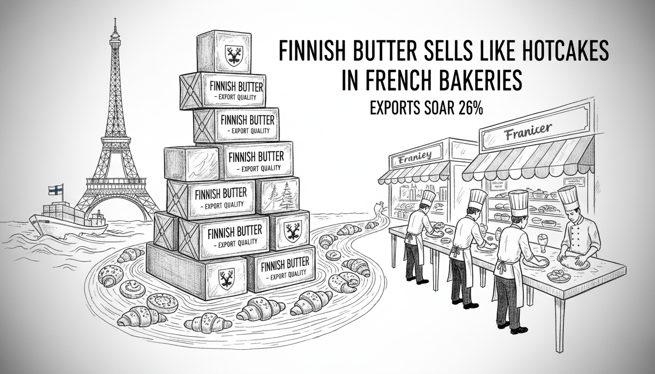 Finnish Butter Sells Like Hotcakes in French Bakeries
