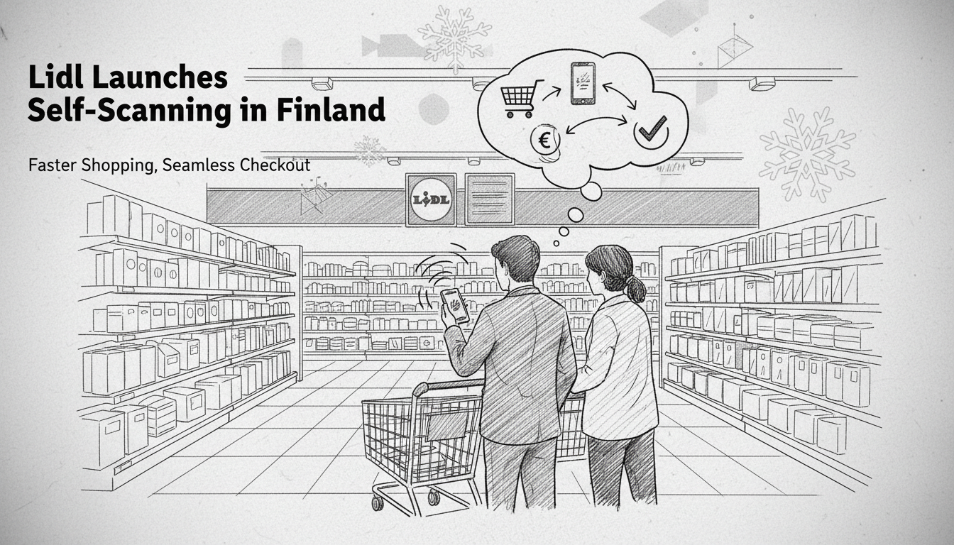 Lidl Launches Self-Scanning Service in Finnish Stores
