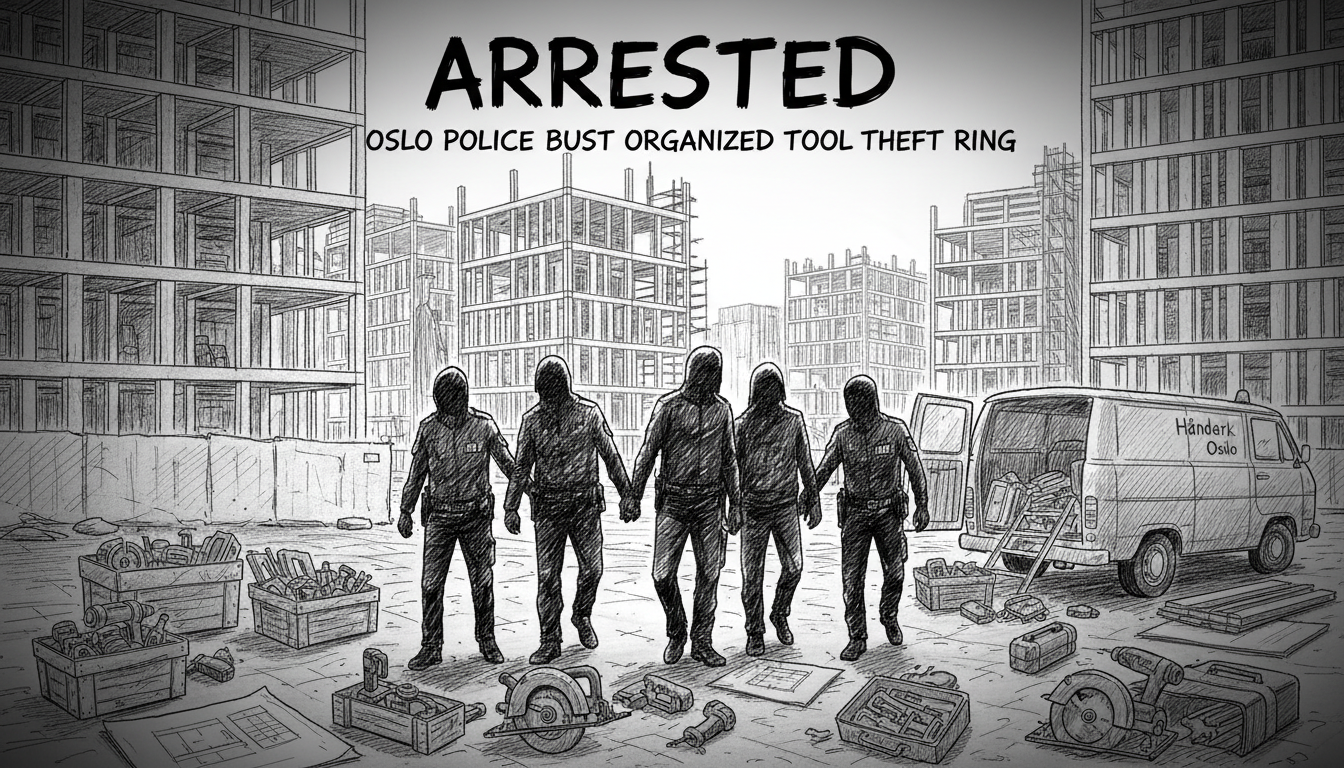 Oslo Police Arrest Six in Organized Tool Theft Ring