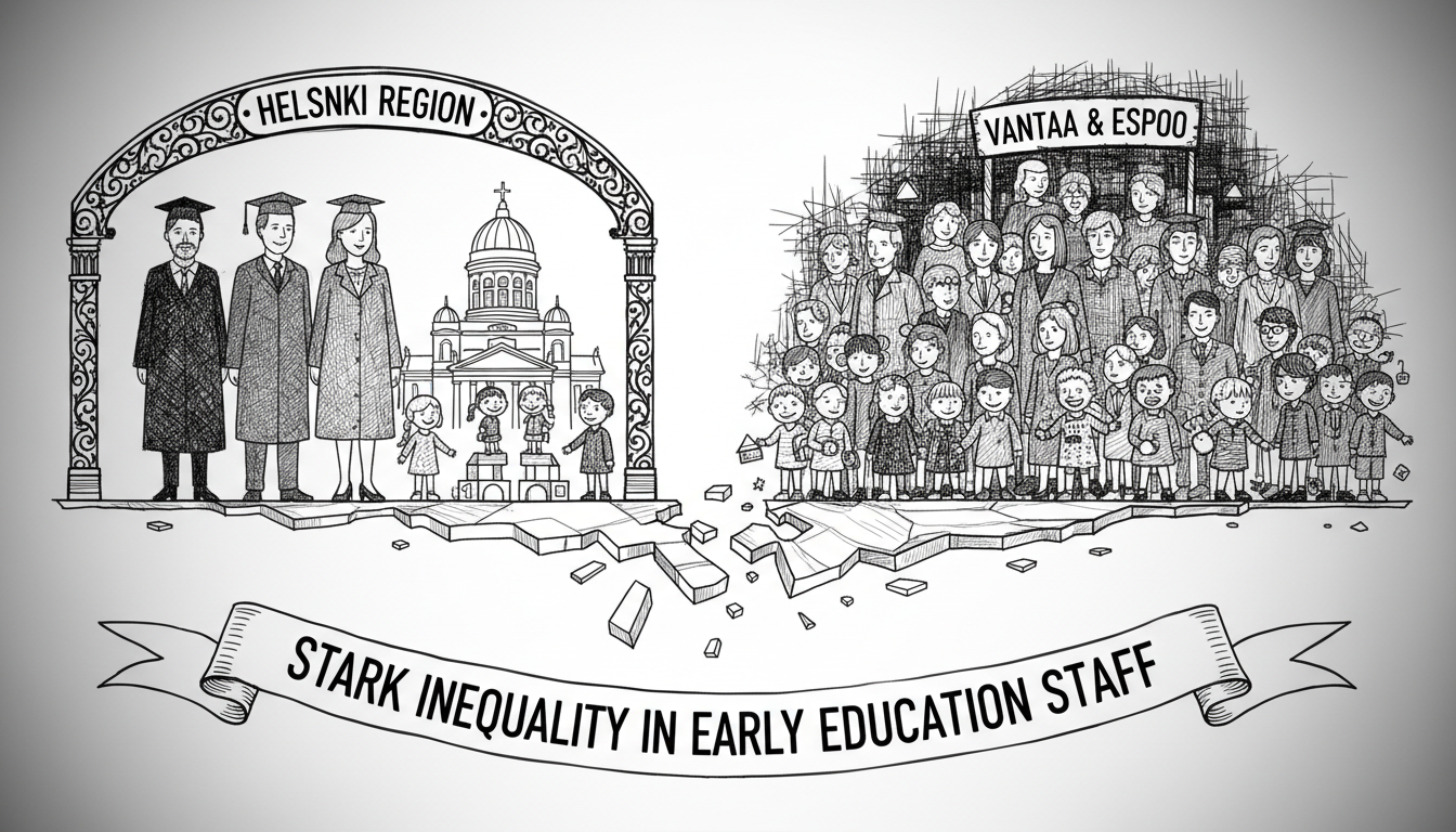 Helsinki Region Study Reveals Stark Inequality in Early Childhood Education Staff