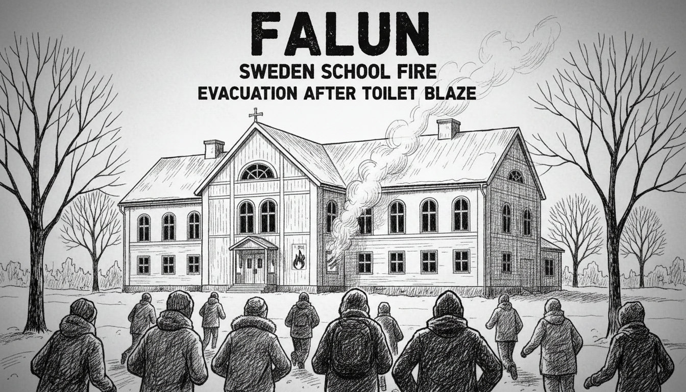 Sweden School Fire: Falun Evacuation After Toilet Blaze