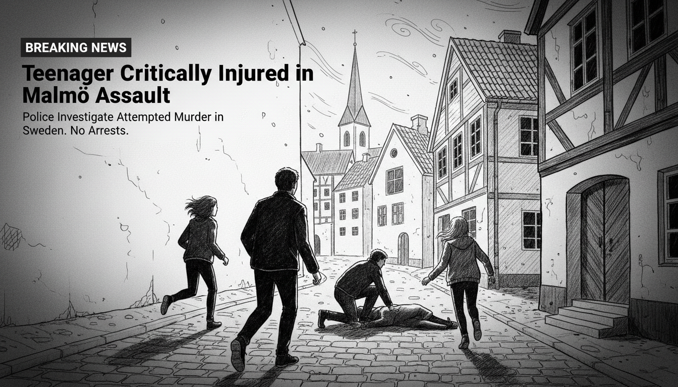 Teenager critically injured in Malmö assault