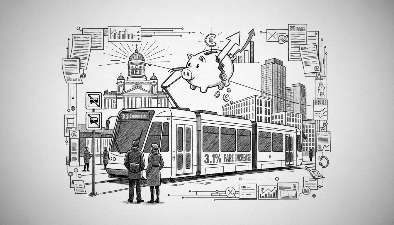 Public Transport Fares Increase in Helsinki Region