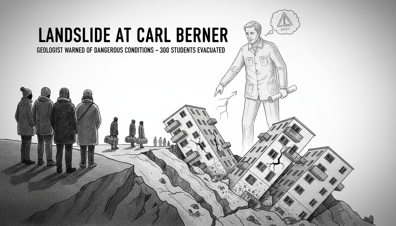 Landslide at Carl Berner: Geologist Warned of Dangerous Conditions