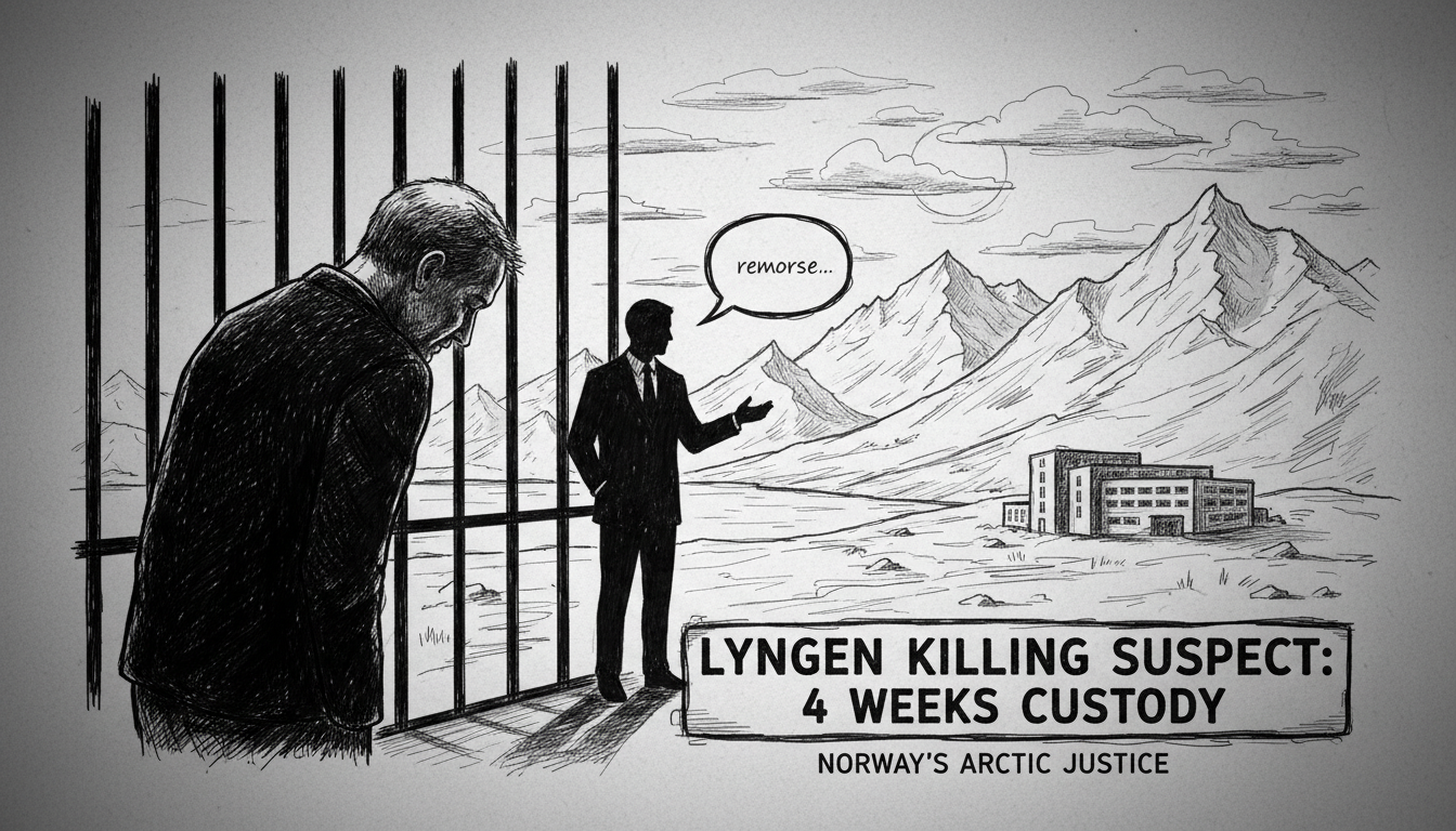 Suspect in Lyngen Killing Remains in Custody for Four Weeks