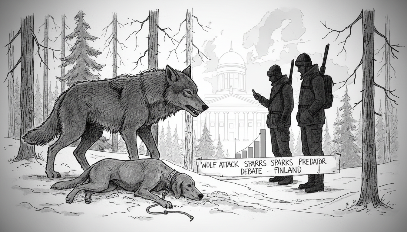 Wolf Attack on Hunting Dog Sparks Finnish Predator Policy Debate