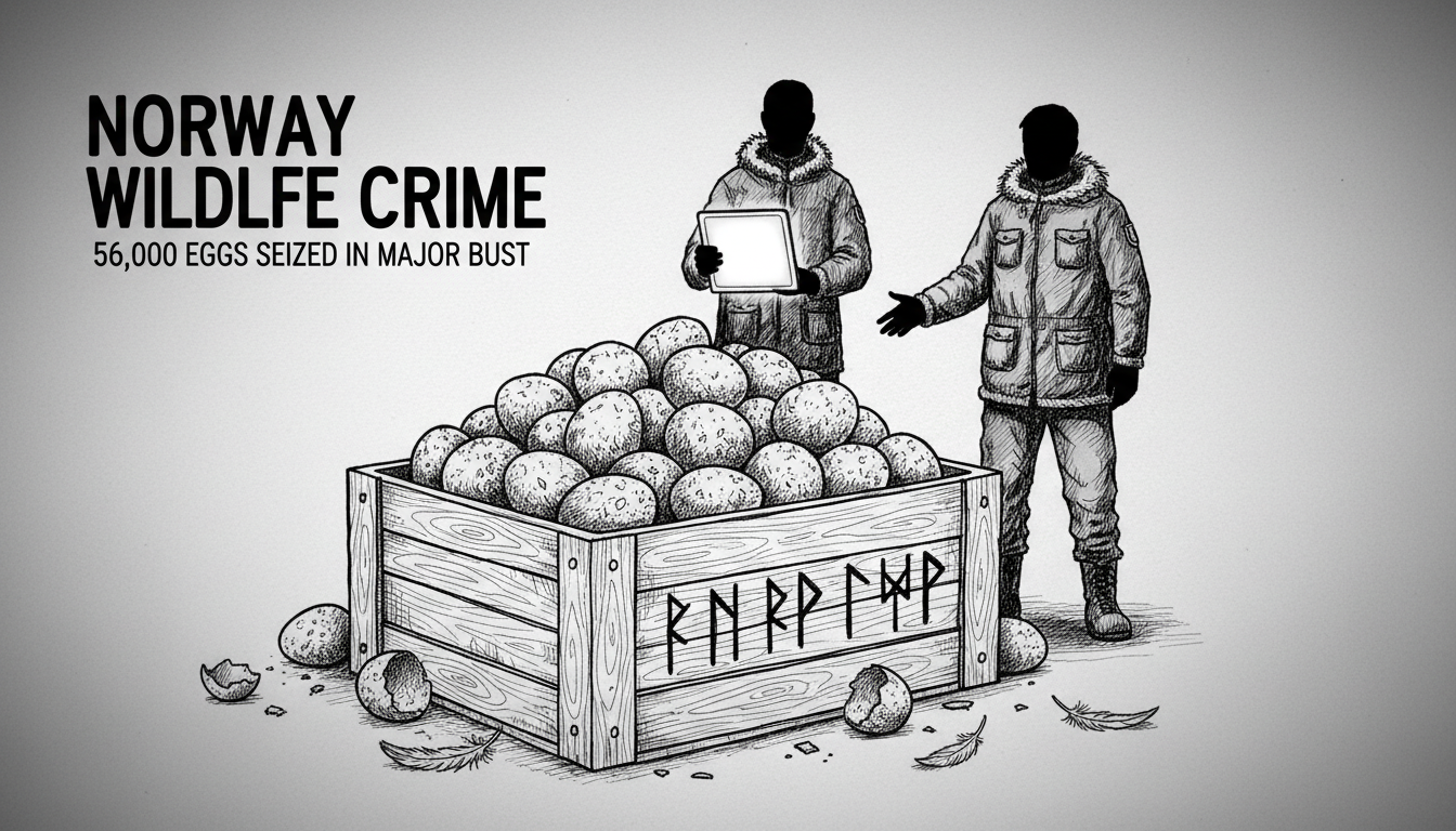 Norway Wildlife Crime: 56,000 Eggs Seized in Major Bust