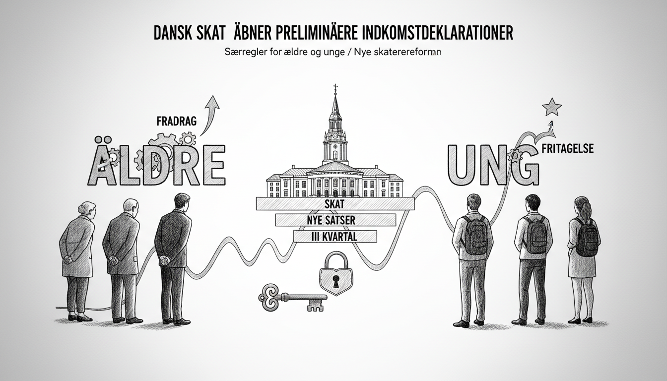 Danish Tax Authority Opens Preliminary Income Declarations for Third Quarter