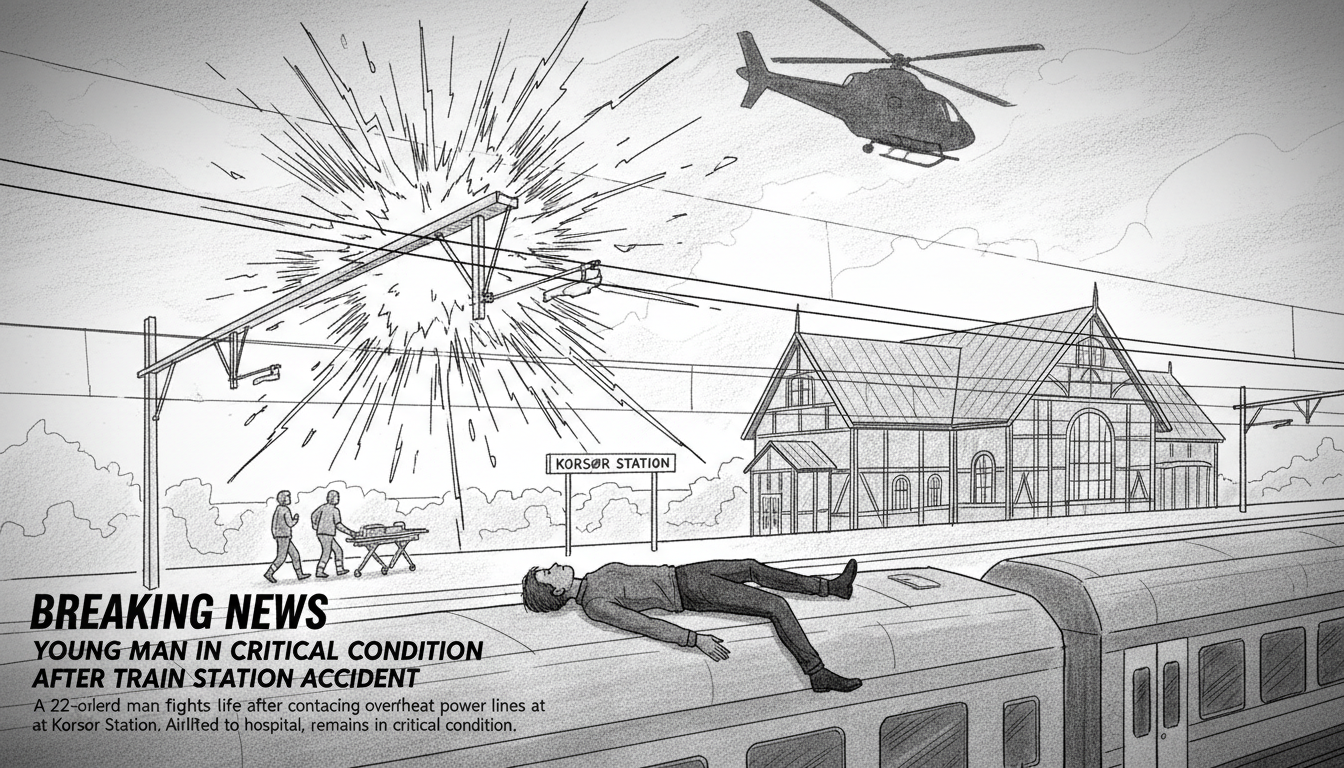 Young Man in Critical Condition After Train Station Accident