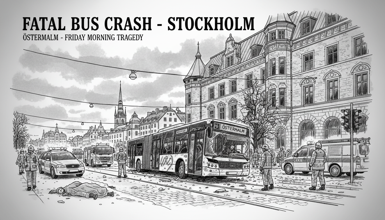 Fatal Bus Crash in Stockholm's Östermalm District