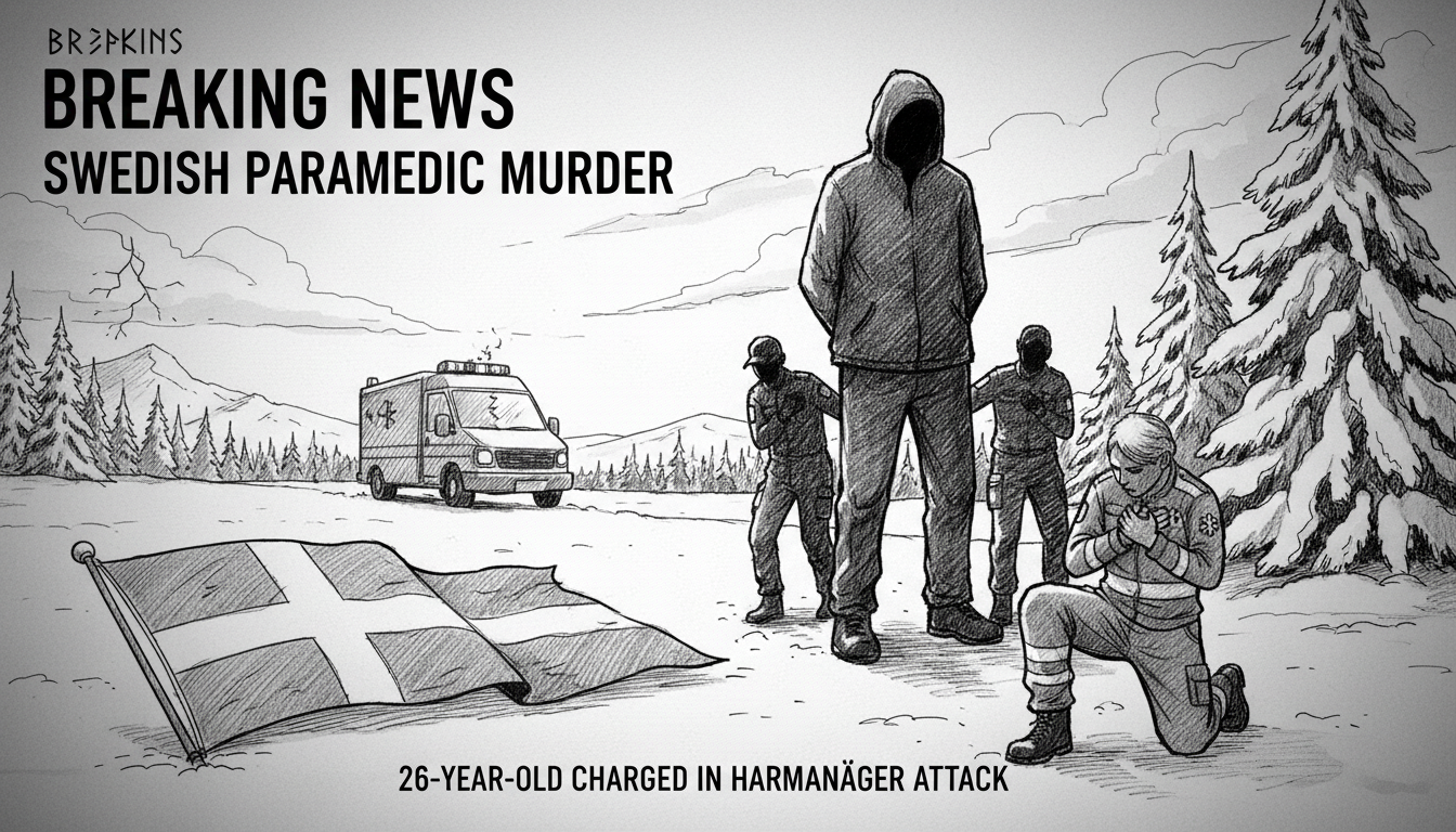 26-Year-Old Charged in Swedish Paramedic Murder Case