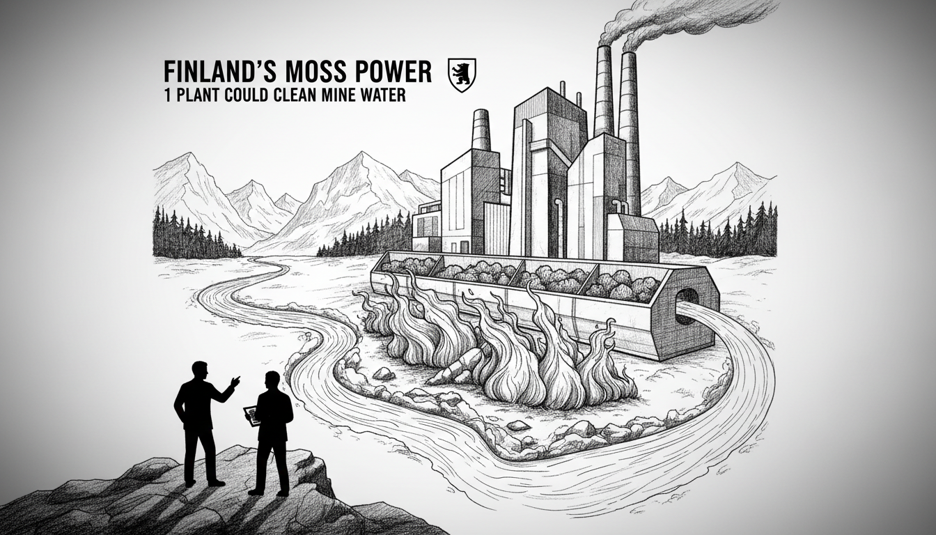 Finland's Moss Power: 1 Plant Could Clean Mine Water