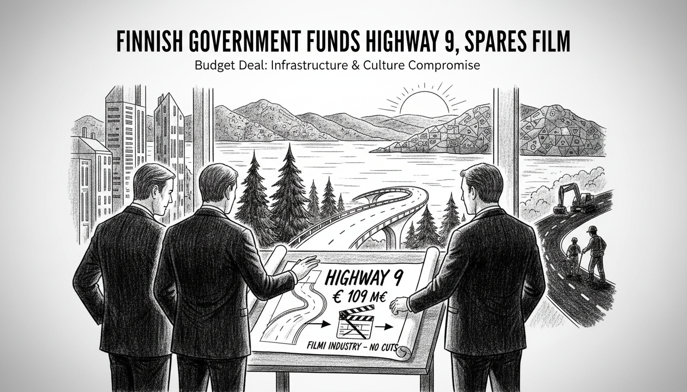Finnish Government Secures Funding for Highway 9, Replaces Film Industry Cuts