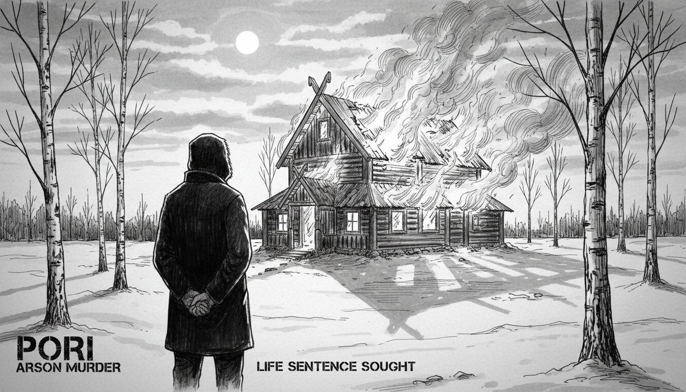 Finland's Pori Arson Murder: Prosecutor Seeks Life Sentence