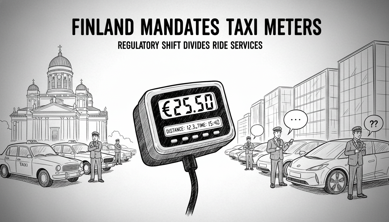 Finland Mandates Taxi Meters for All Ride Services