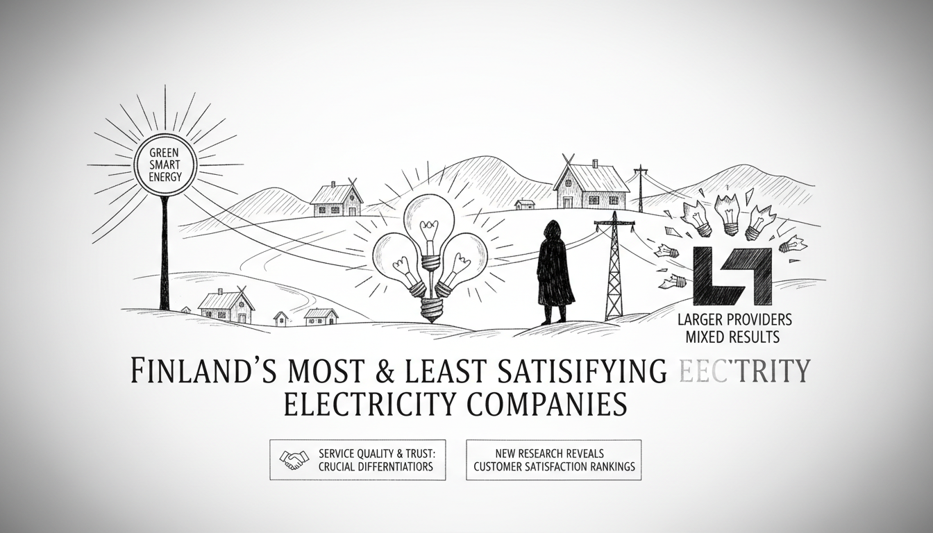 Finland's Most and Least Satisfying Electricity Companies Revealed