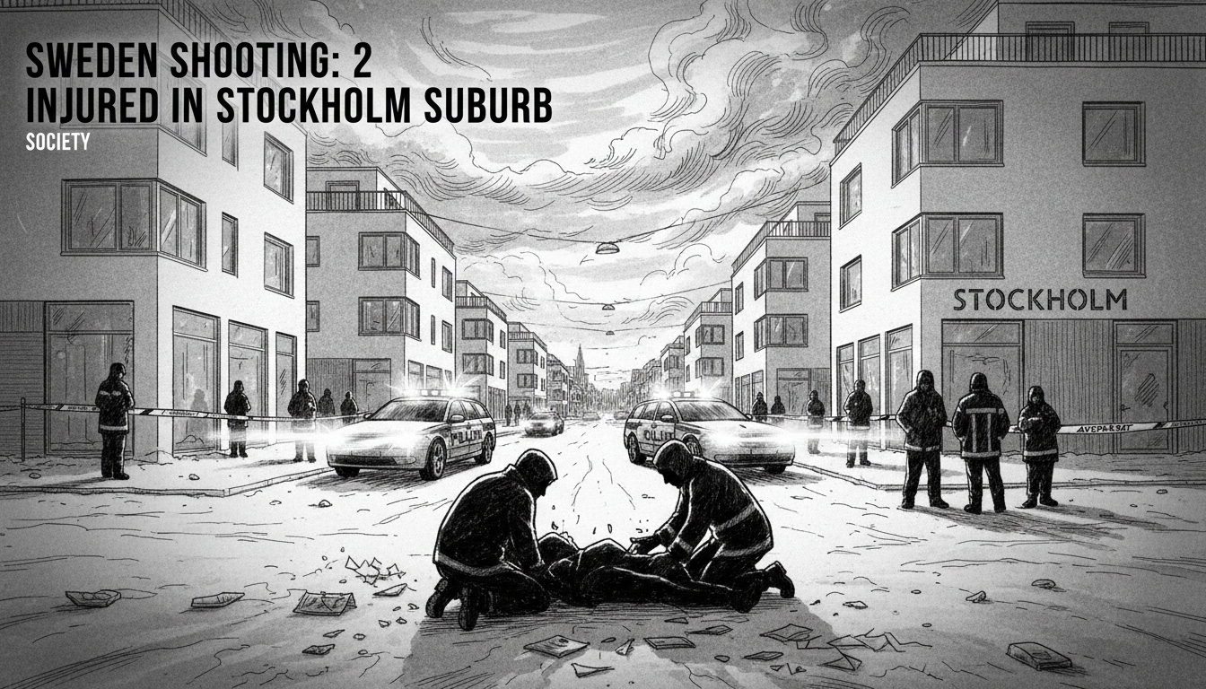 Sweden Shooting: 2 Injured in Stockholm Suburb