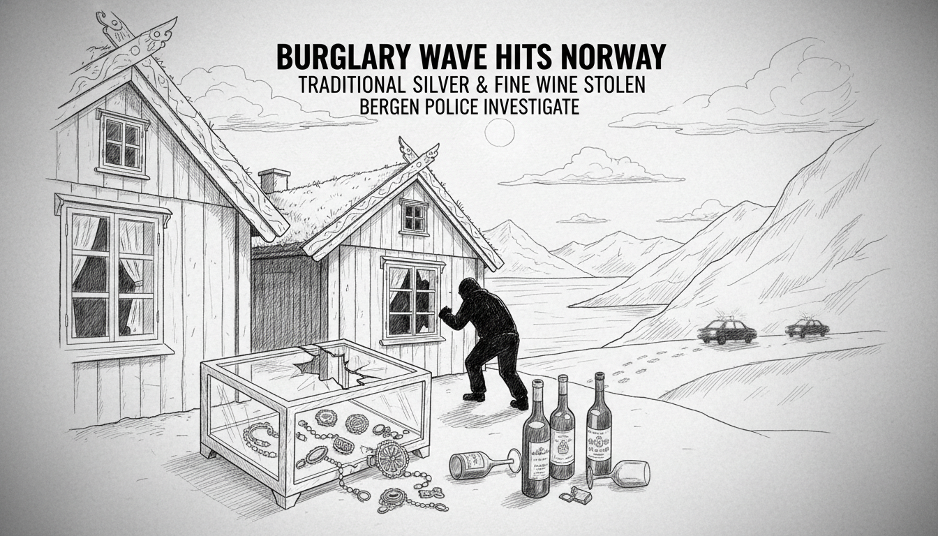 Burglary Wave Targets Norwegian Homes, Traditional Silver and Fine Wine Stolen