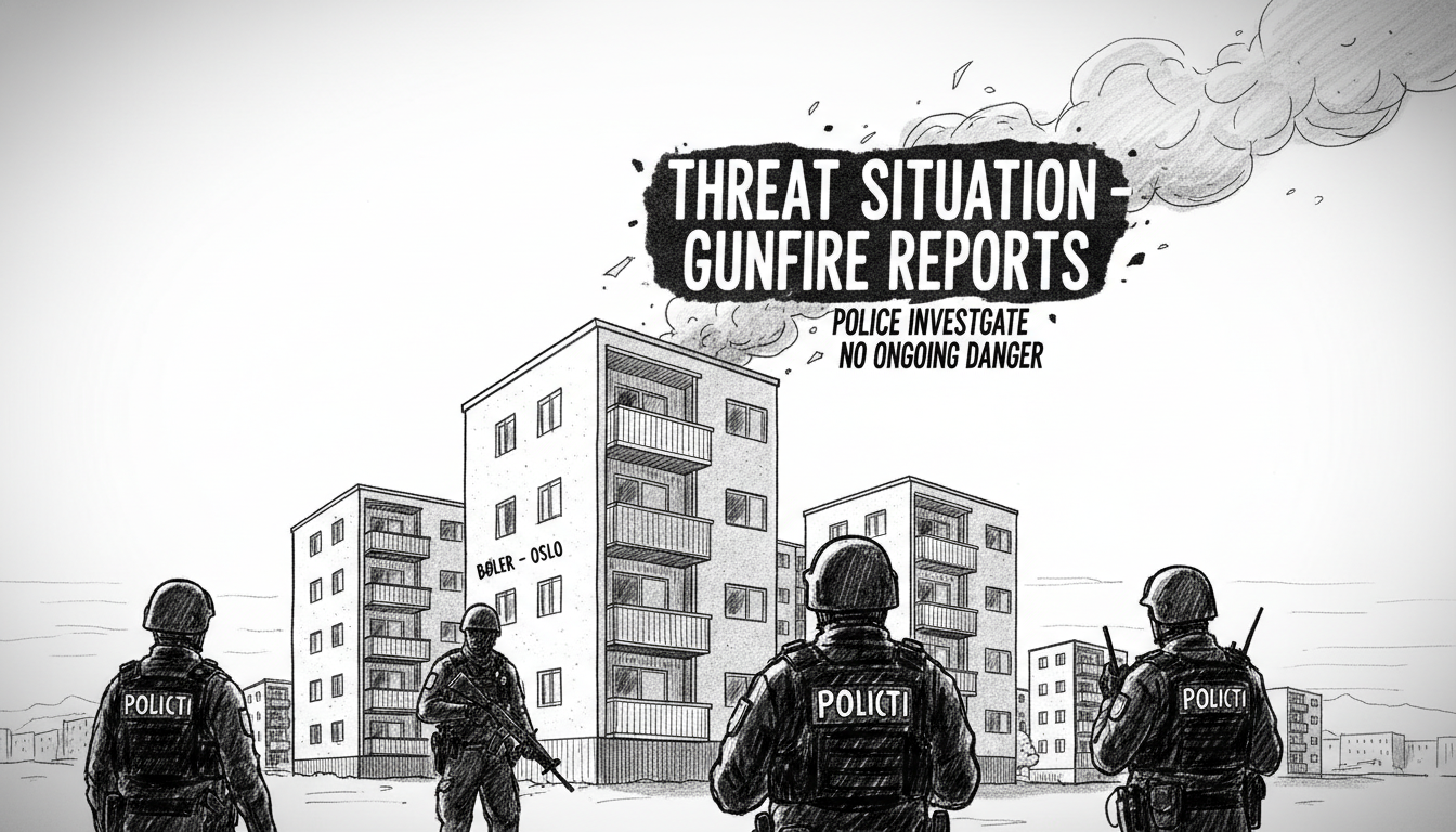 Possible Threat Situation at Bøler in Oslo: Reports of Gunfire