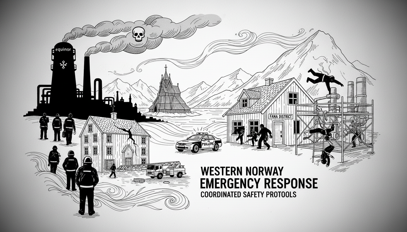 Multiple Emergency Calls Across Western Norway Highlight Regional Response