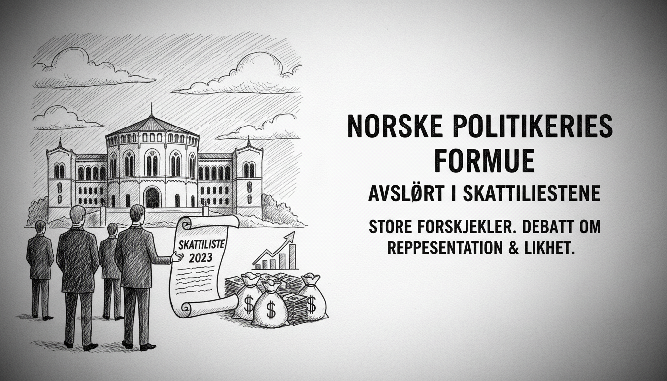 Norwegian Politicians' Wealth and Income Revealed in Tax Lists