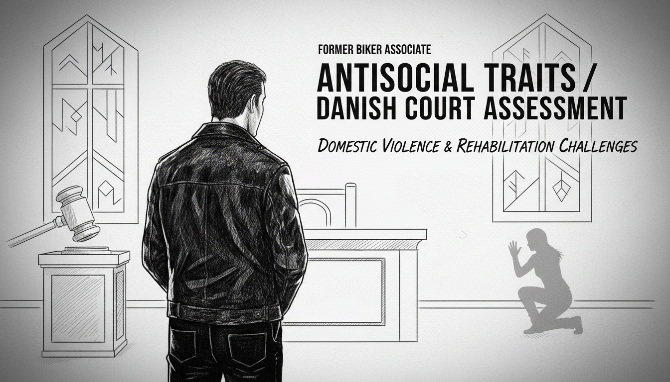 Former Biker Associate Shows Clear Antisocial Traits in Court Assessment