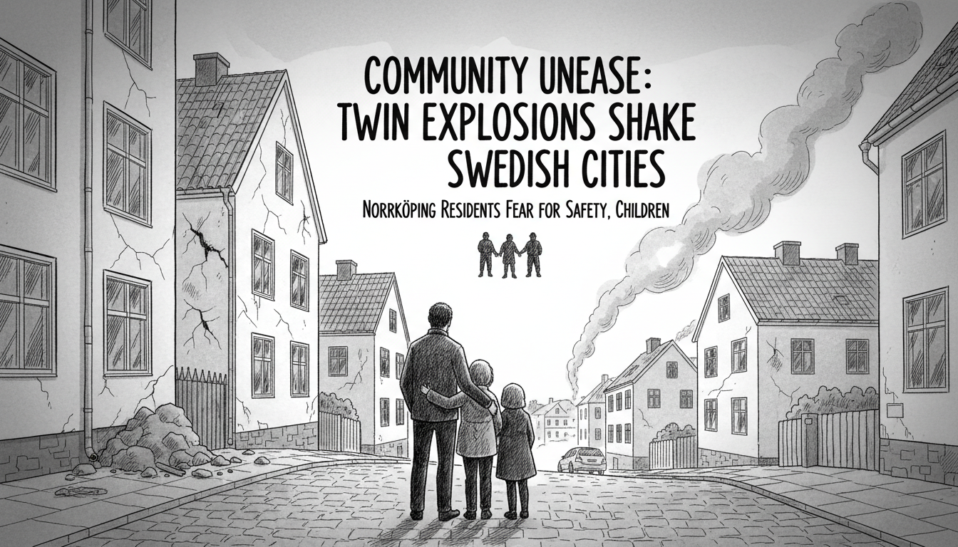 Community Unease Follows Twin Explosions in Swedish Residential Areas