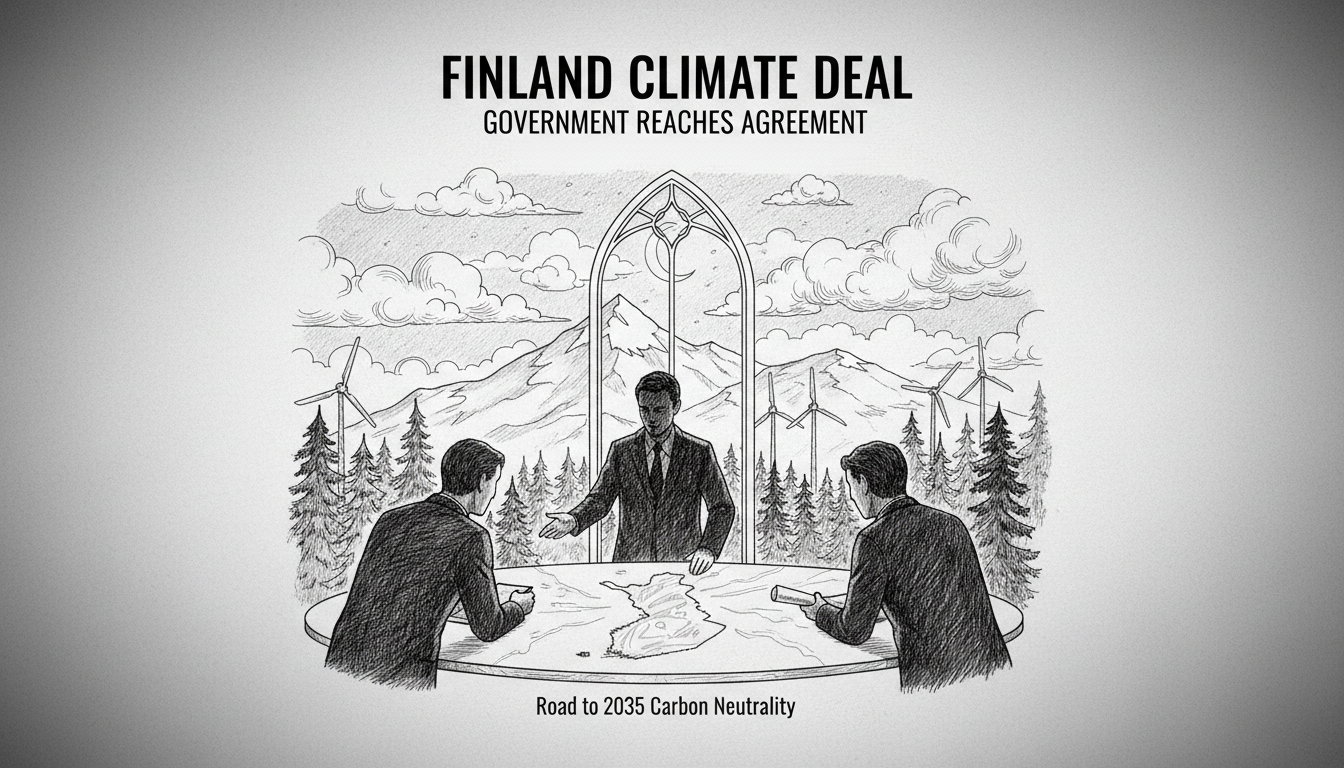 Finnish Government Reaches Climate Deal After Summer Dispute