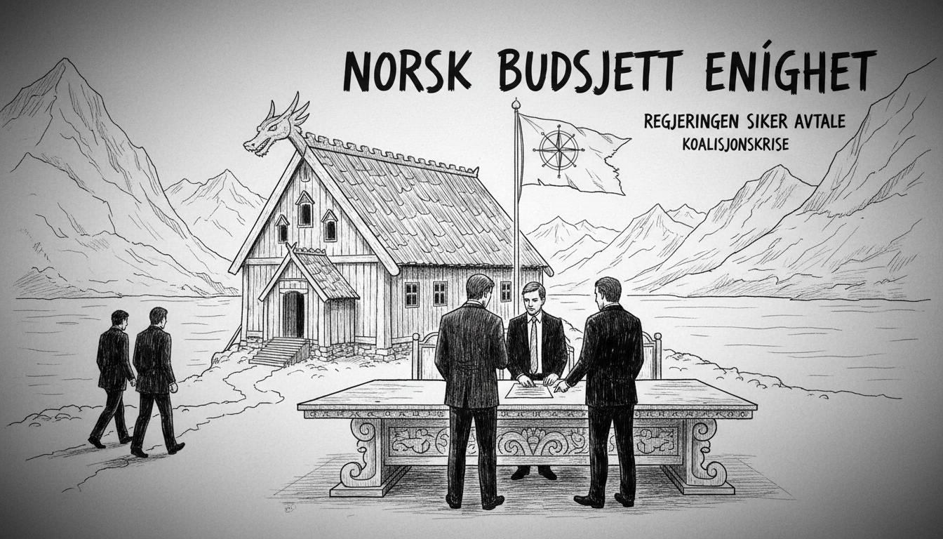 Norwegian Government Secures Budget Deal Amid Coalition Crisis