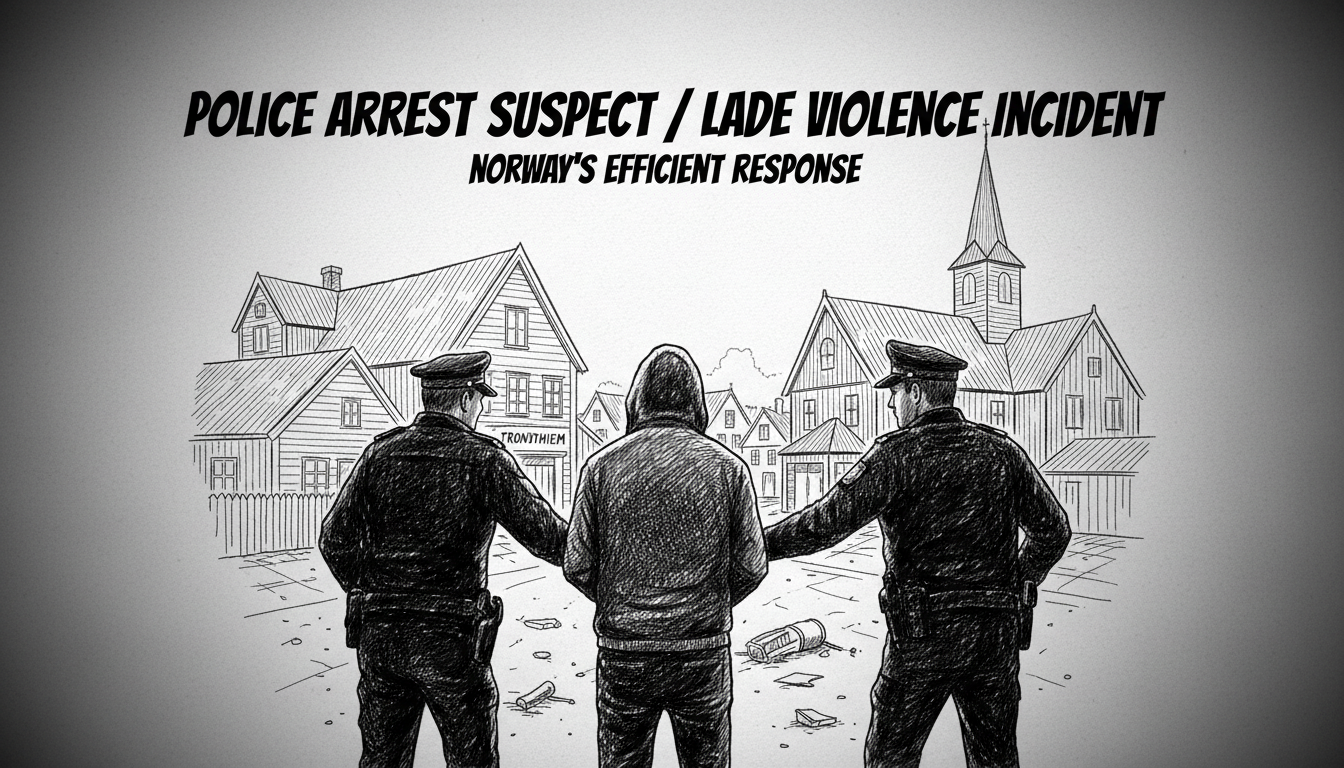 Police Arrest Suspect Following Trondheim Violence Incident