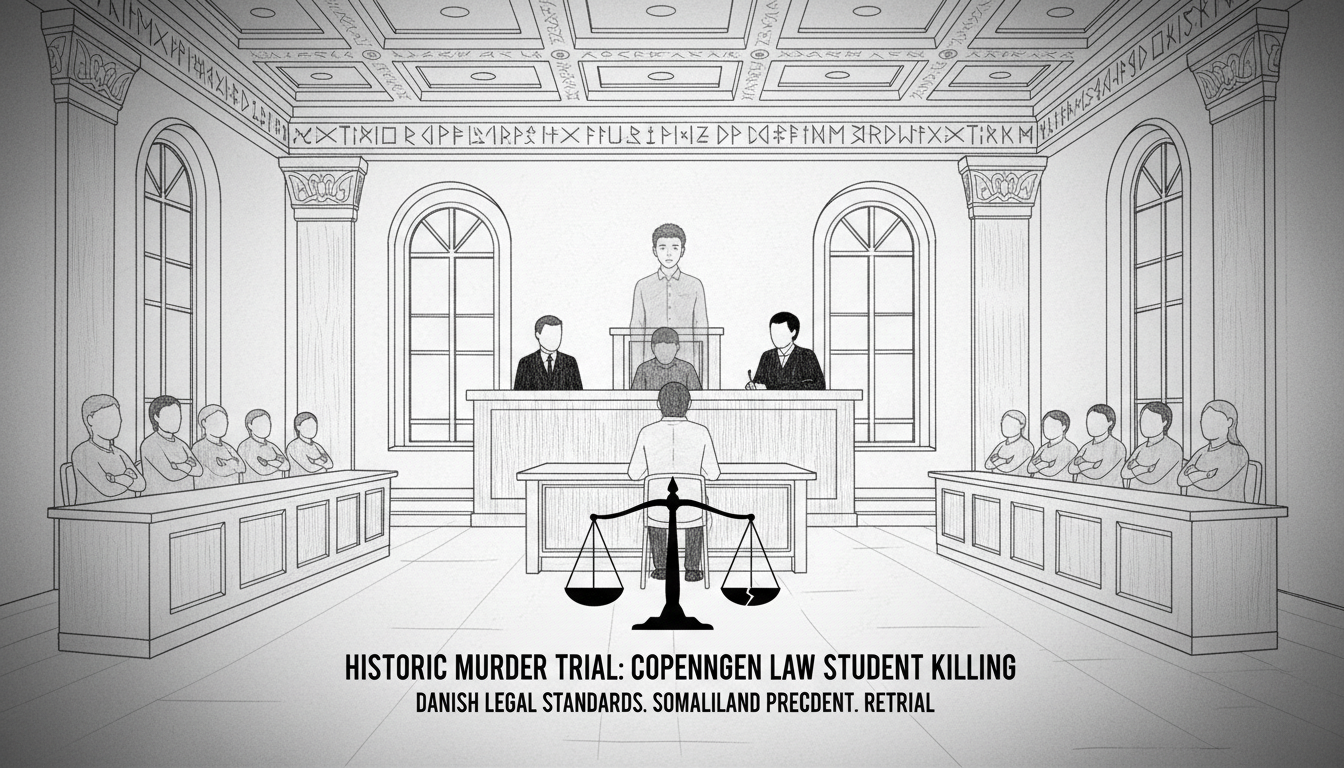Historic Murder Trial Opens for Copenhagen Law Student Killing