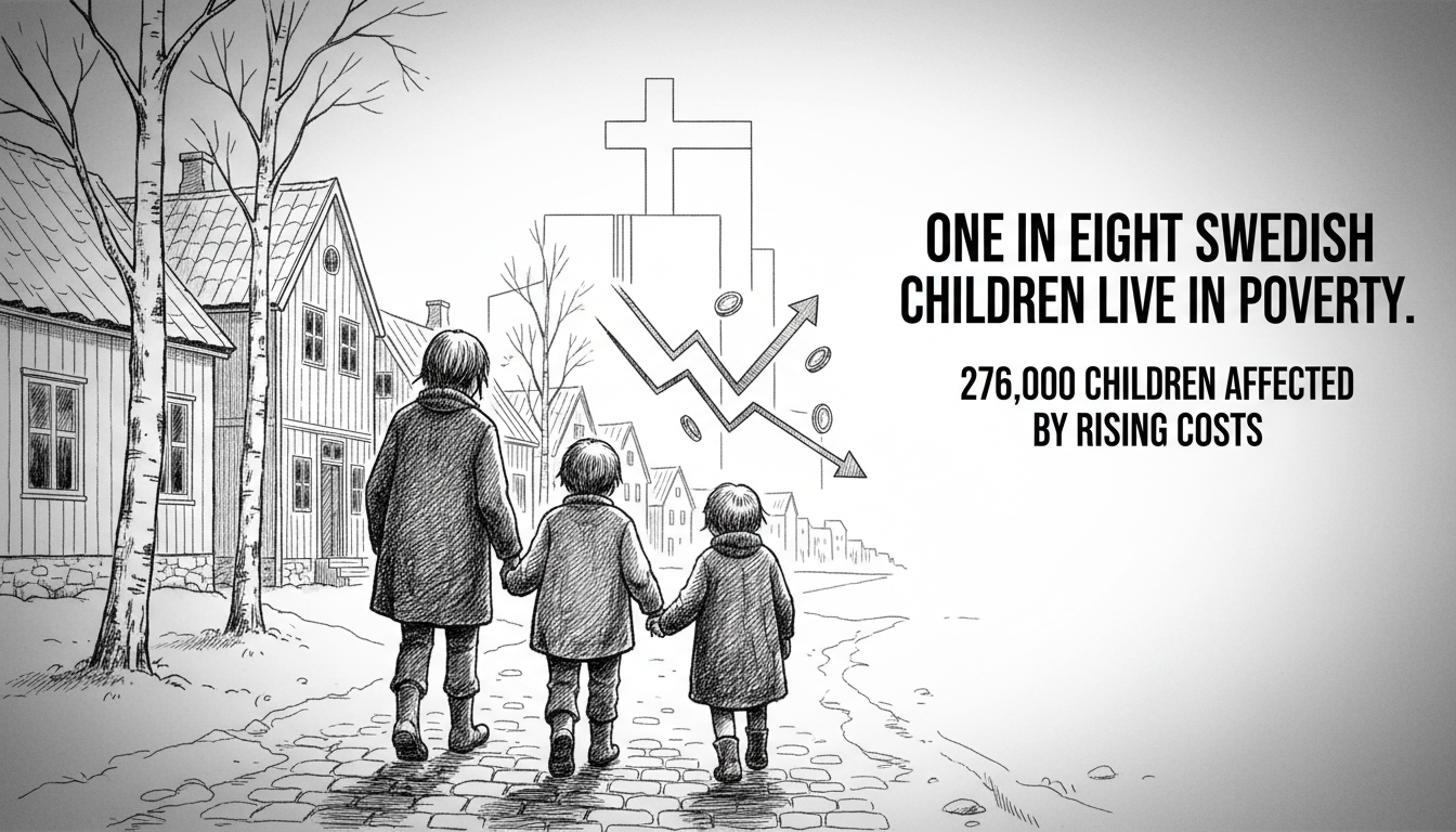 One in Eight Swedish Children Live in Poverty
