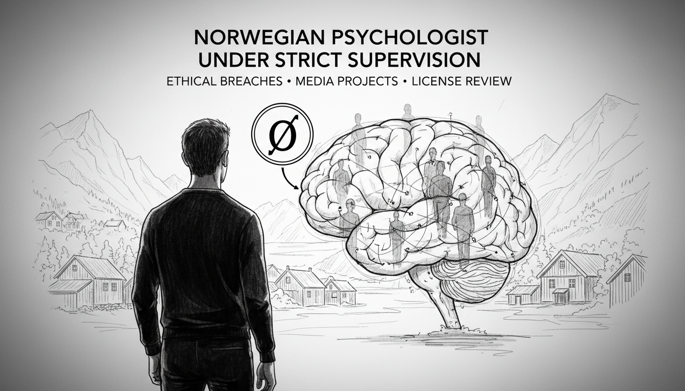 Norwegian Psychologist Faces Strict Supervision to Continue Practice