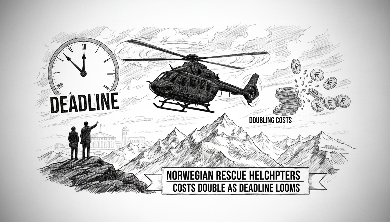 Norwegian Rescue Helicopters Face Doubling Costs as Deadline Looms