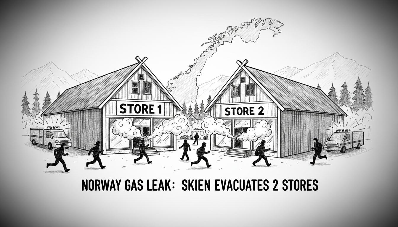 Norway Gas Leak: Skien Evacuates 2 Stores