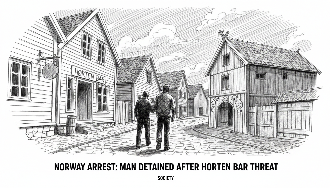 Norway Arrest: Man Detained After Horten Bar Threat