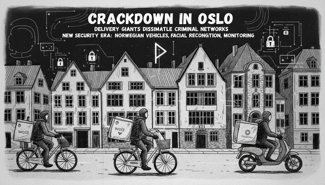 Food Delivery Giants Wolt and Foodora Crack Down on Criminal Networks in Oslo