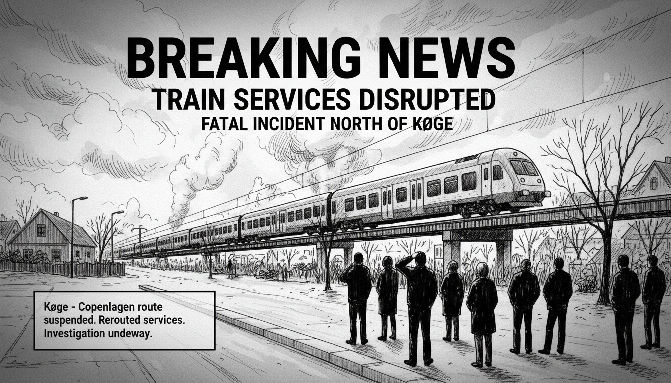 Train Services Disrupted After Fatal Incident North of Køge