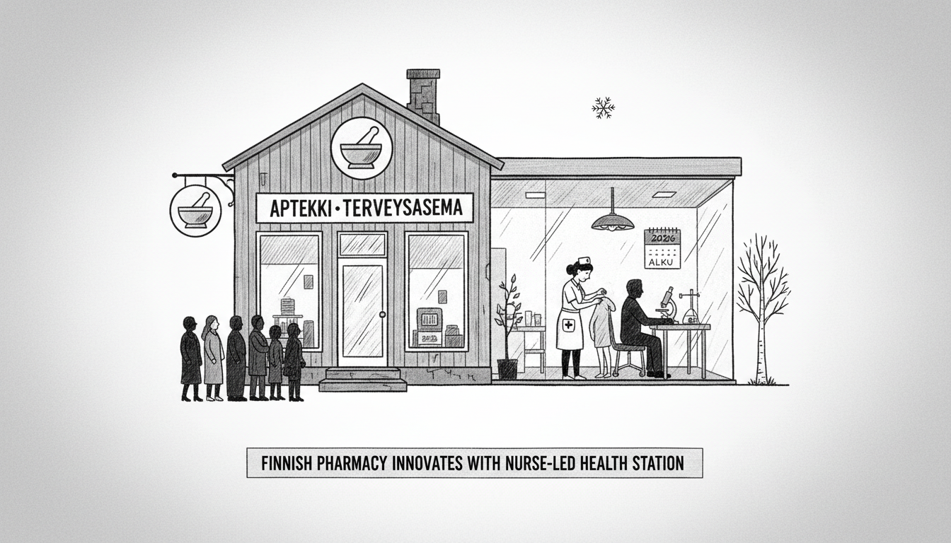 Finnish Pharmacy Expands Services with Nurse-Led Health Station