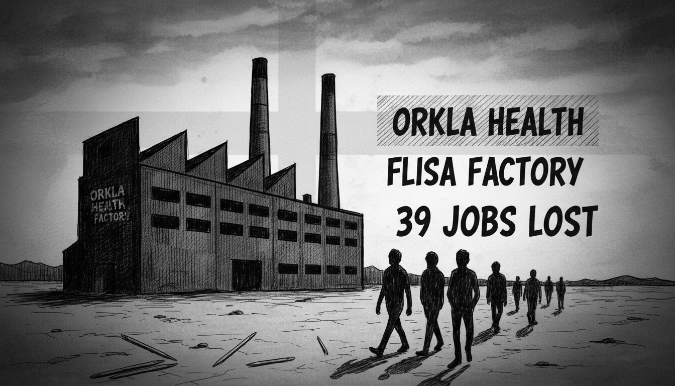 Orkla Health Closes Flisa Factory, 39 Jobs Lost