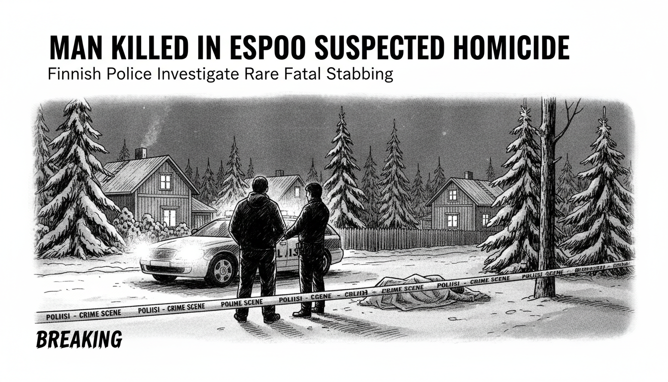 Man Killed in Espoo Suspected Homicide