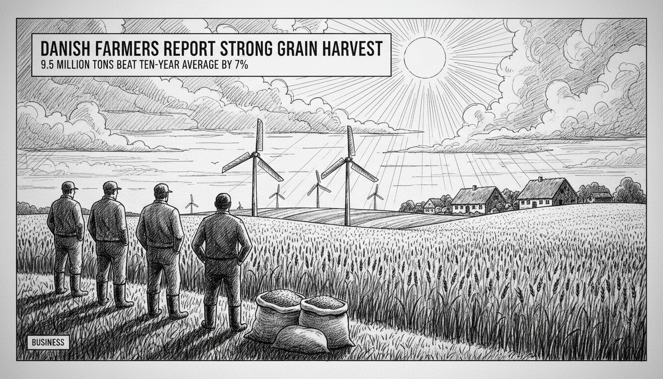 Danish Farmers Report Strong Grain Harvest in Third Quarter