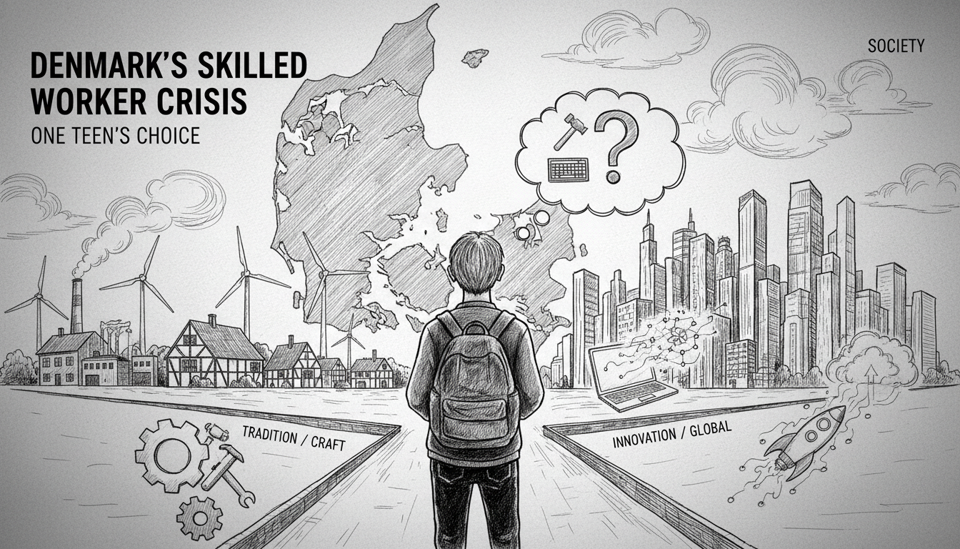 Denmark's Skilled Worker Crisis: One Teen's Choice