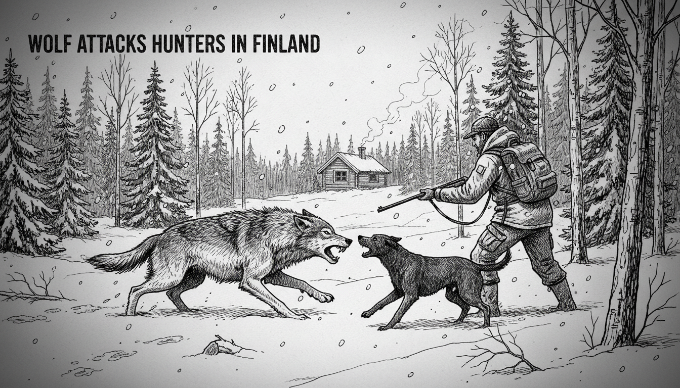 Wolf attacks dog and owner during hunt in southern Finland