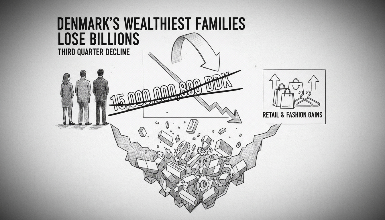 Denmark's Wealthiest Families Lose Billions in Third Quarter