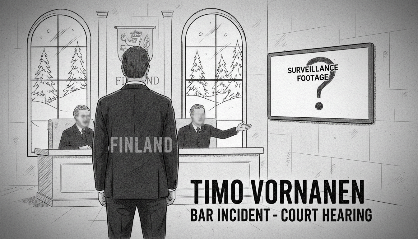 Finnish MP Timo Vornanen Faces Court Hearing Over Bar Incident