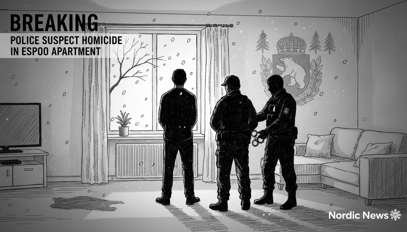 Police Suspect Homicide in Espoo Apartment Incident