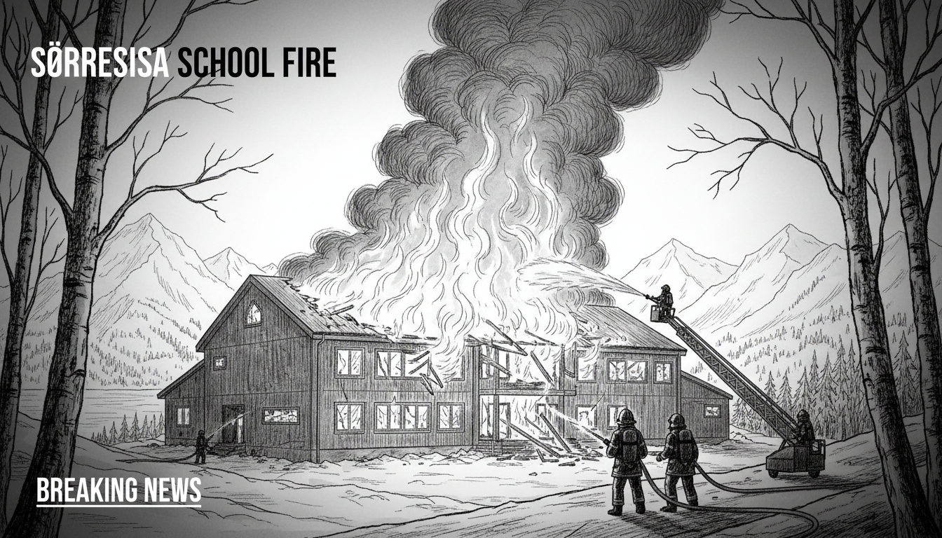 Fire Engulfs Norwegian Elementary and Middle School