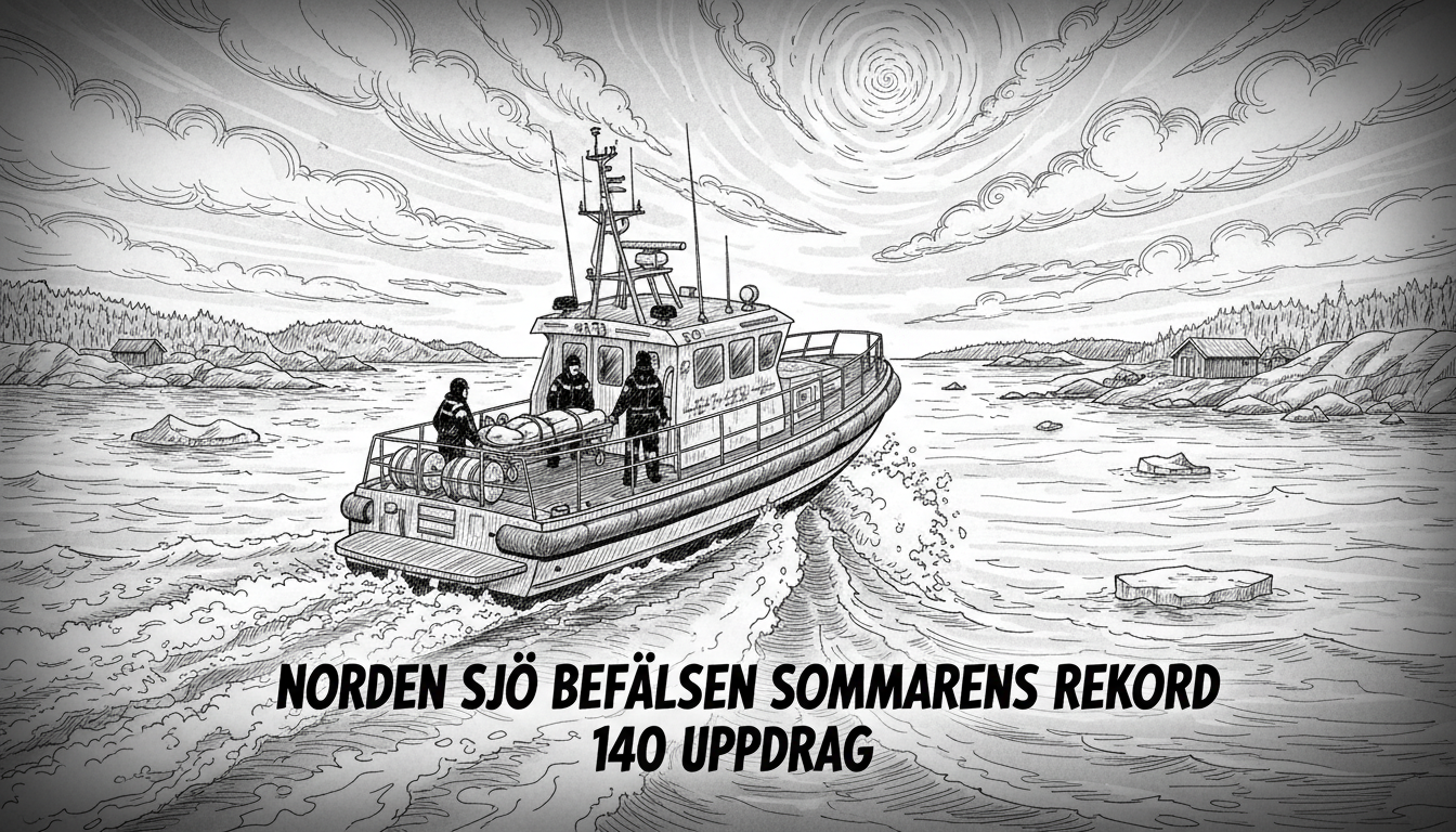 Northern Sweden Sea Rescue Reports Record Summer Operations
