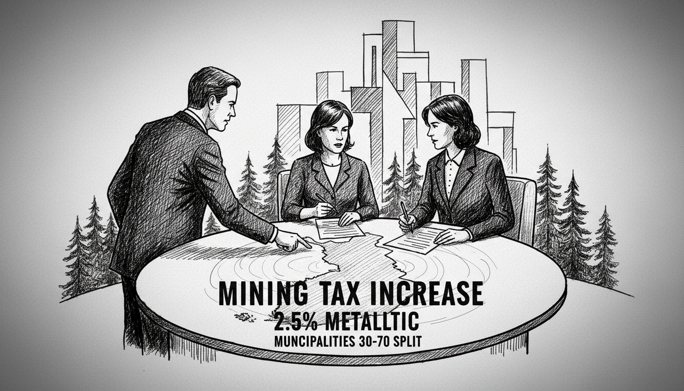 Finnish Government Approves Mining Tax Increase After Coalition Negotiations